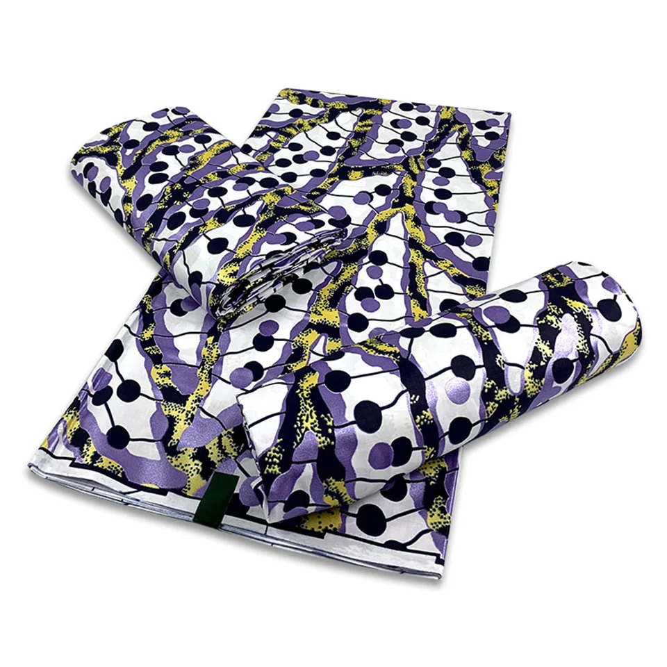 

Горячая Распродажа бронзовая анкарская ткань африканский восковой принт Золотой печати хлопчатобумажная ткань Гана нигерийский батик вос...