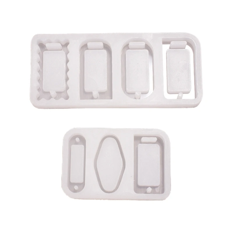 

Quicksand Keychain Silicone Mold Epoxy Resin Mold Label Tag Silicone Mould DIY Craft for Jewelry Keychain Pendant Keyring