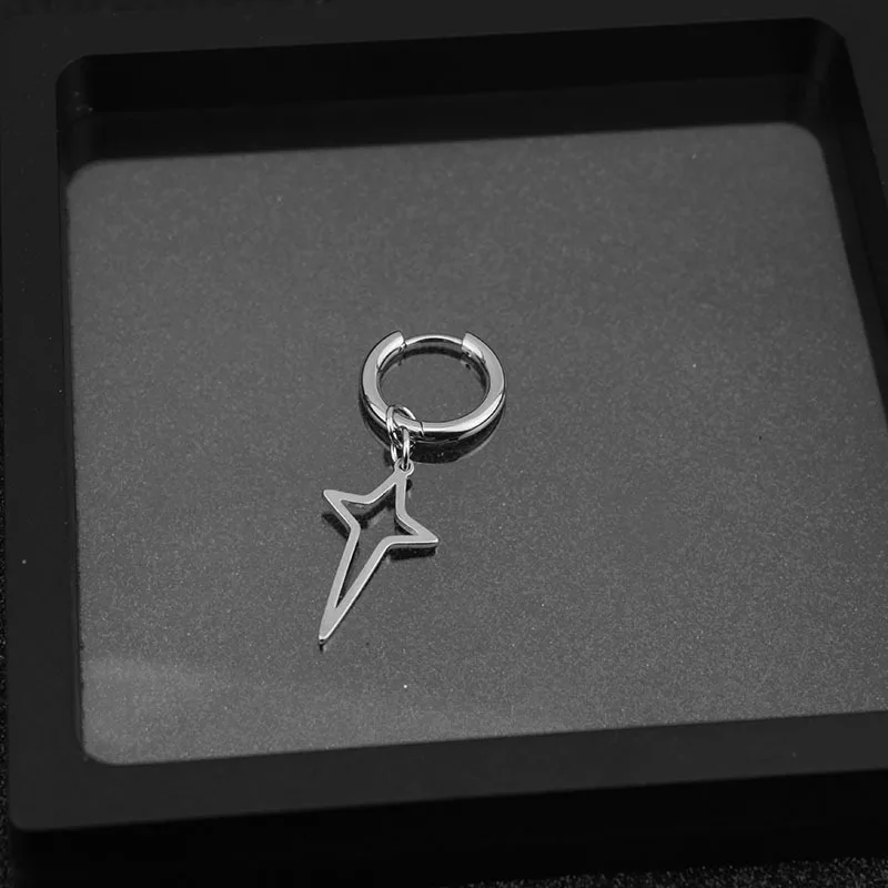 Устанавливать модные личность Круг Круглый сережки-крестики для Для мужчин