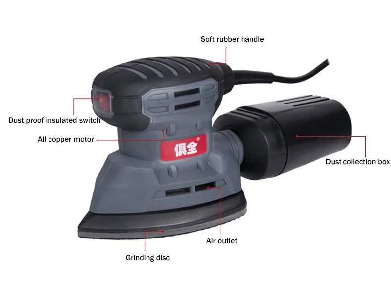 Треугольный шлифовальный станок 360 Вт треугольный мини деревообрабатывающий для