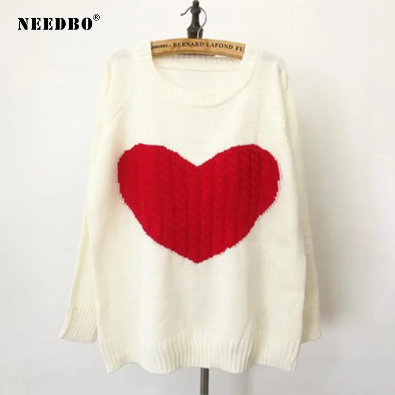 Свитер женский пуловер большого размера вязаный свитер с длинными рукавами для