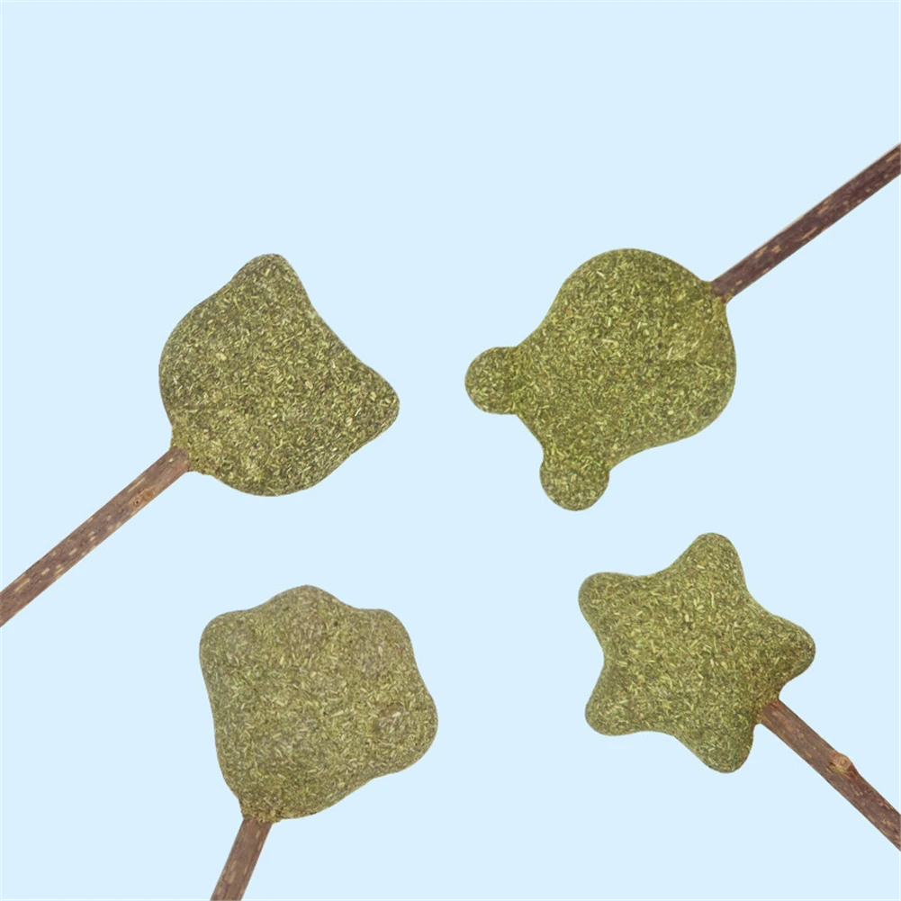 

Catnip Lollipop Cat Chew Toy Natural Catnip Pet Cleaning Teeth Protect The Stomach Toys Kitten Chasing Game Molar Toy