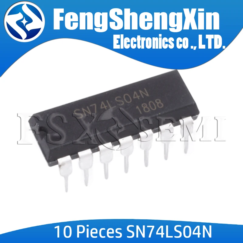 10 шт./лот SN74LS04N DIP-14 SN74LS04 HD74LS04P 74LS04 74LS04N DIP IC
