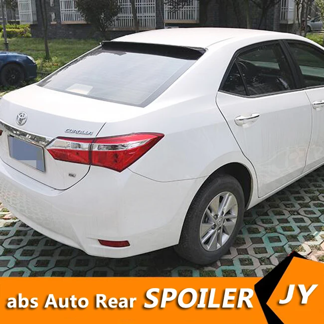 

Для TOYOTA corolla спойлер на крышу 2014-2017 corolla спойлер на крышу высокое качество абс материал заднее крыло автомобиля праймер цвет задний спойлер