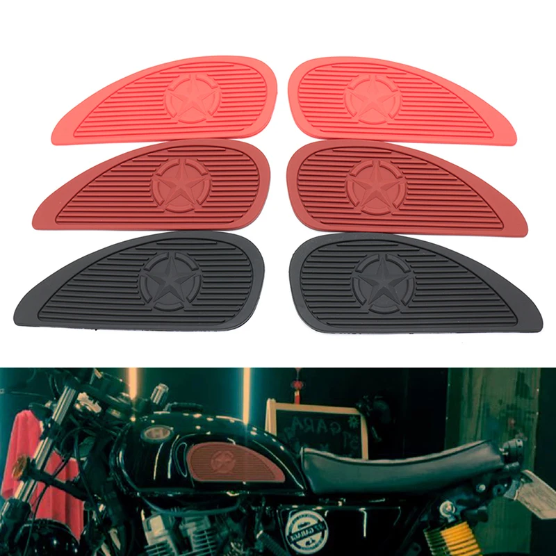 Резиновая наклейка на мотоцикл Универсальная деталь защита колена для vespa yamaha