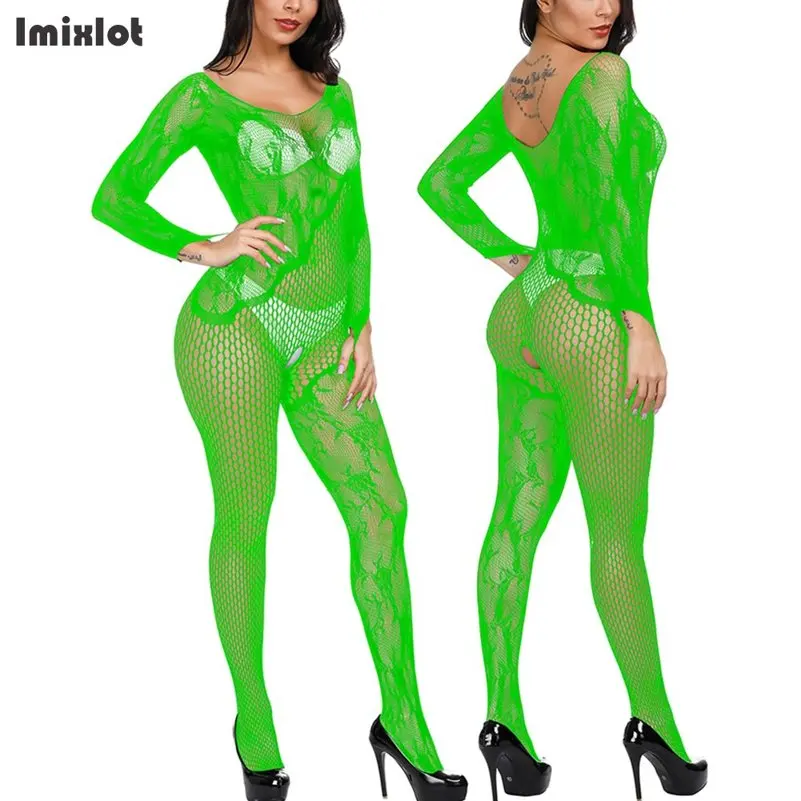 Женская сексуальная одежда прозрачные боди с открытой промежностью сексуальное