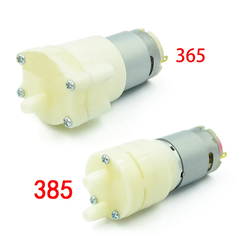 DC6 12V R365/R385 Круглый мембранный насос для аквариума воды воздуха постоянного тока