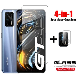 Glass on Realme GT 5G Tempered Glass For Oppo Realme GT Neo Phone Screen Protector HD Clear Full Glue Ultra-thin Glass Realme GT