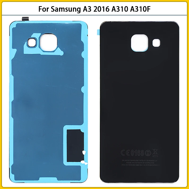 Для Samsung A3 2016 A310 A310F средняя рамка пластина корпус батарея задняя крышка Дверь