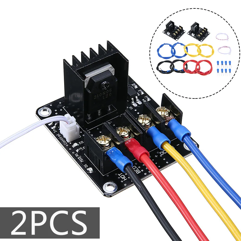 Mayitr 2 шт. черная Подогреваемая платформа модуль расширения мощности 3D принтера