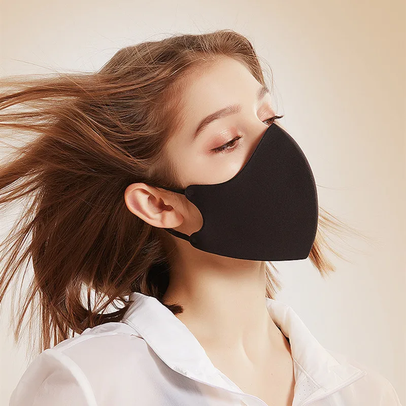 

Adjustable Reusable Face Mask Dustproof Breathable Facial Mouth Mask Anit Smog Fog Haze 3 Layers Ear Hanging Type Breath Health
