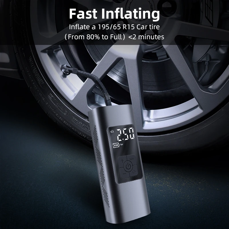 Barato Vtopek-bomba De Aire Portátil Para Coche, Compresor De Aire, Inflador De Neumáticos, Inyector Para Barco, Bicicleta, Motocicleta, Bomba Eléctrica Inflable