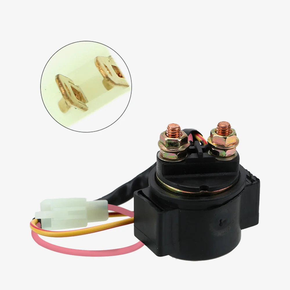 FORAUTO 1 шт. реле стартера мотоцикла CG125 GY6-125 соленоида для GY6 50cc 125cc 150cc 2 Pin провода