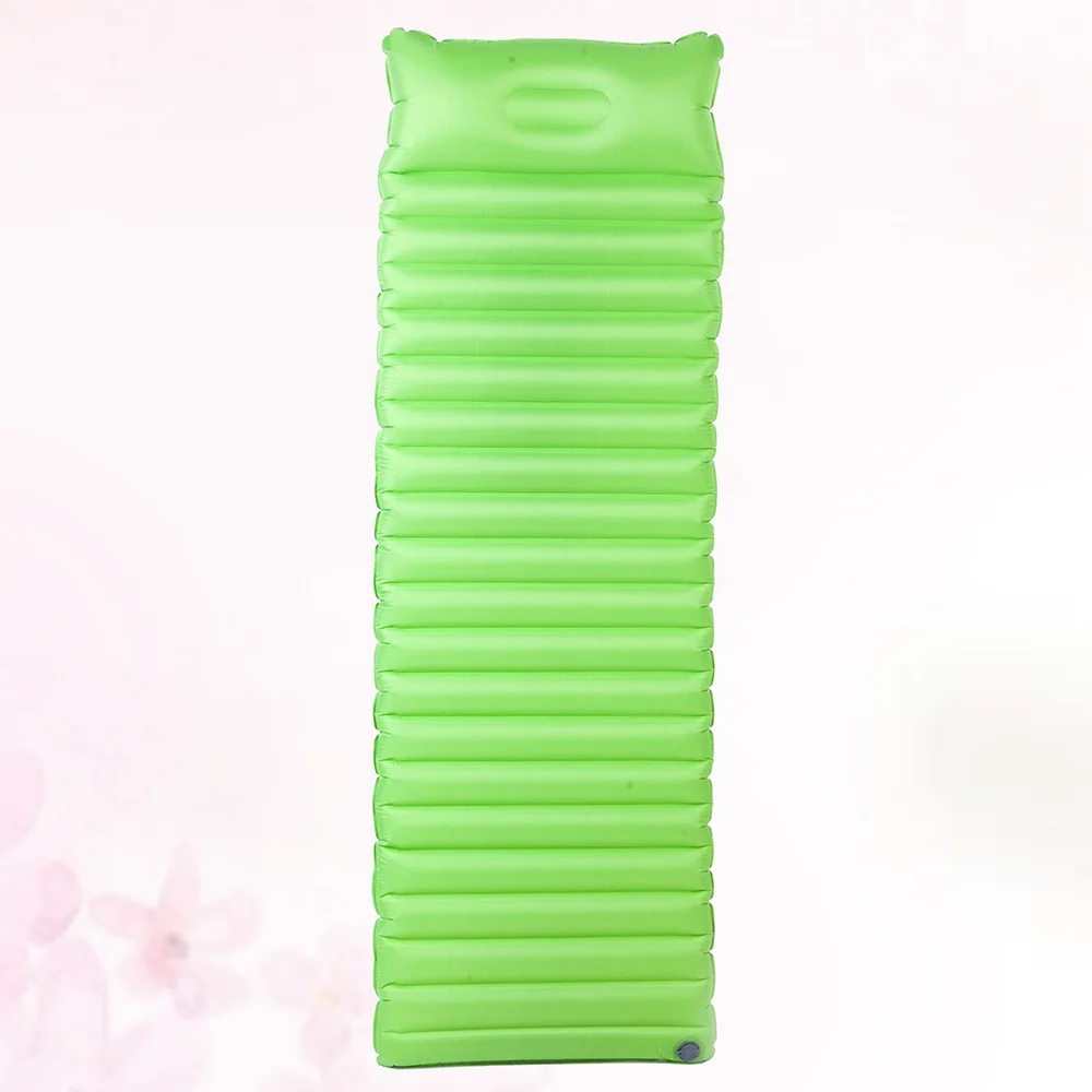 

Outdoor Sleeping Mat Inflating Dampproof Sleeping Mat for Beach Outdoor Travel (Blue)