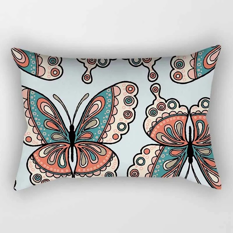 Лидер продаж подушка с бабочкой Чехлы прямоугольник спальная Подушка для