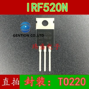 10PCS IRF520NPBF IRF520N TO220 MOS field effect tube in stock 100% new and original