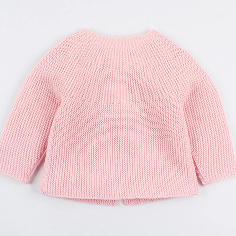 Sodawn Autumn Baby Girl Sweaters Kids Clothes Children Knitted Coat Toddler Costume Cute Soild Girl Cardigan Jacket