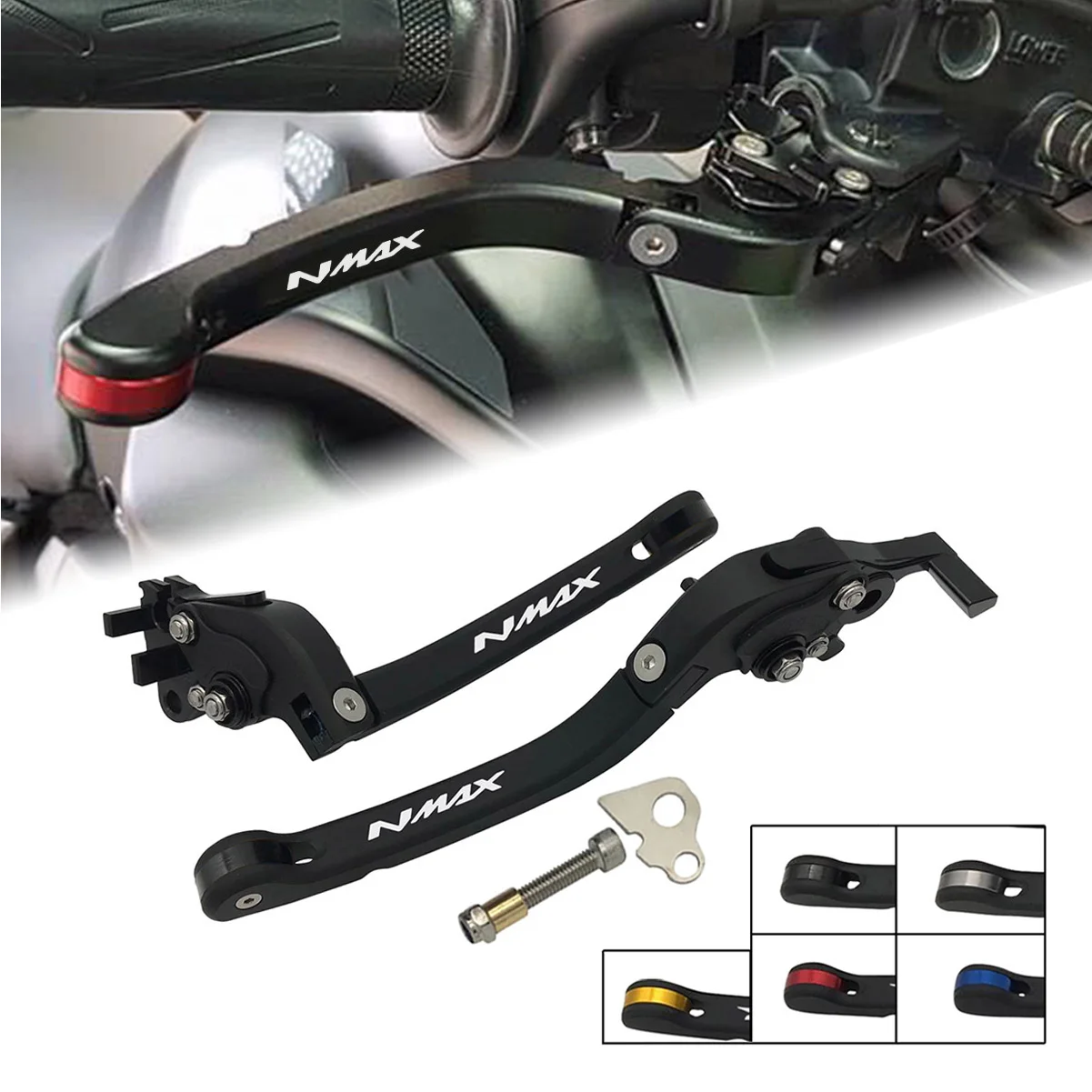 N MAX складные рычаги для парковки с логотипом YAMAHA nmax155 NMAX 150 125 155 2015 2018 2019 2020