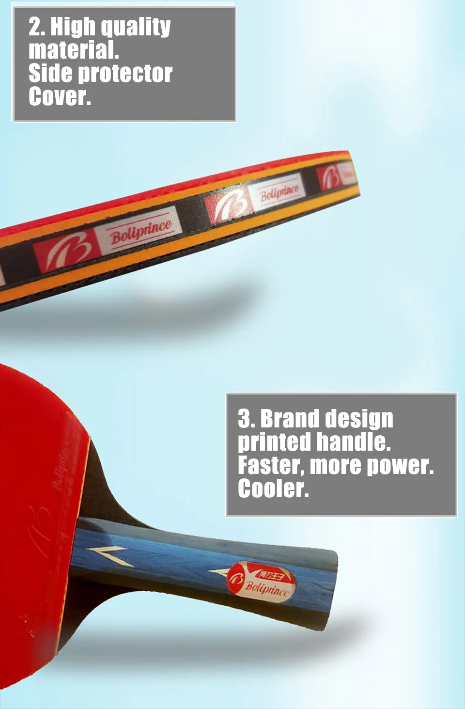 Профессиональная ракетка для настольного тенниса из углеродного волокна 1 шт.