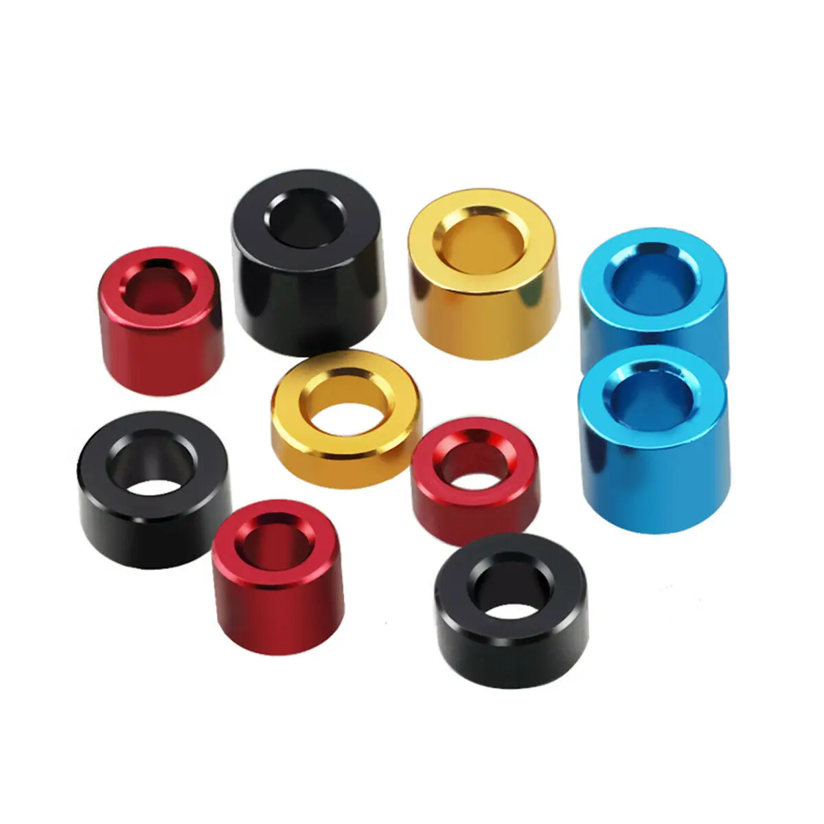 

10Pcs M2.1 M2.6 Aluminum Alloy Spacers Colour Round Standoff Support Washer Sleeve For Airplane Car Model