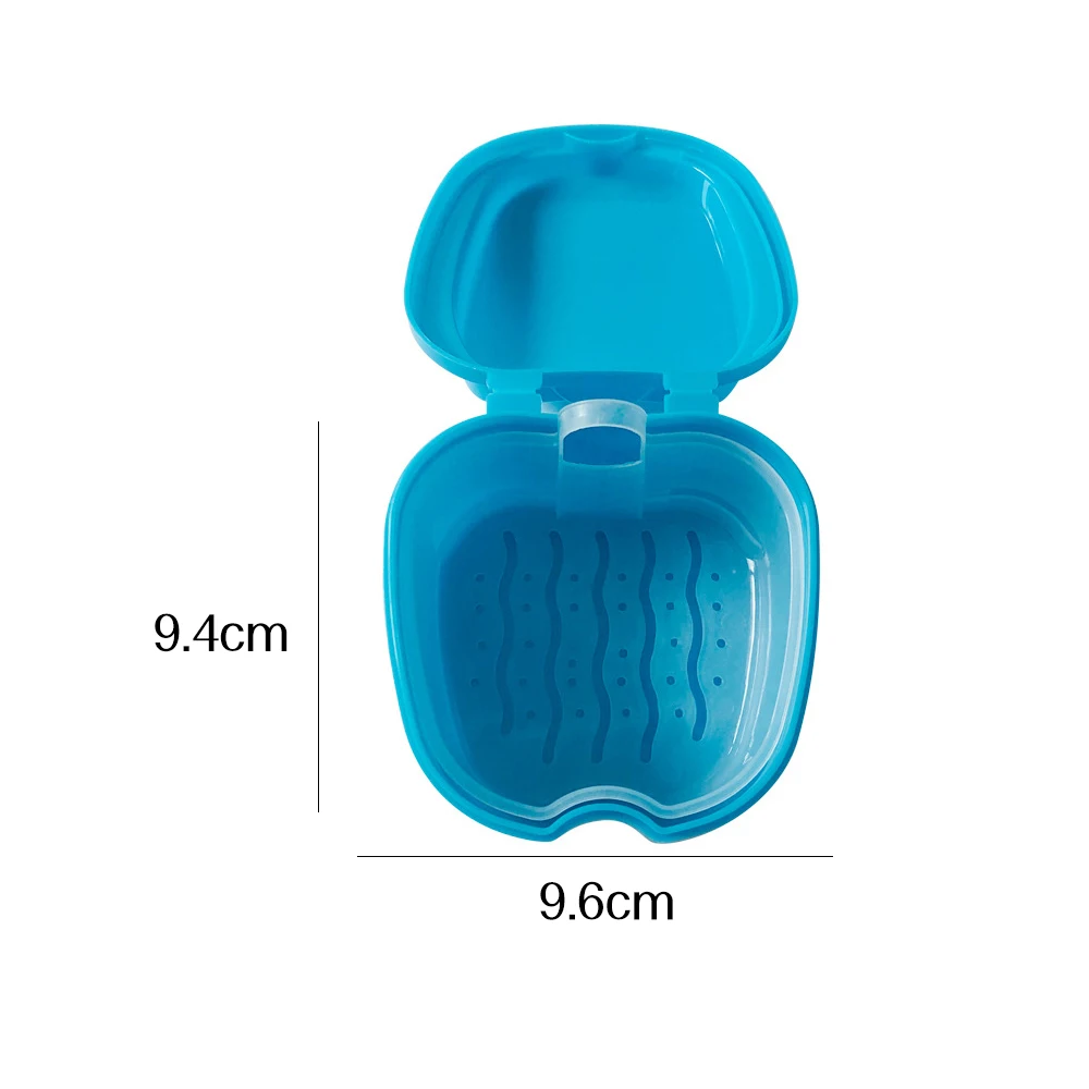 Denture Bath Box Case Dental False Teeth Appliance Container Storage Boxes Artificial Care Hanging Portable Net | Дом и сад