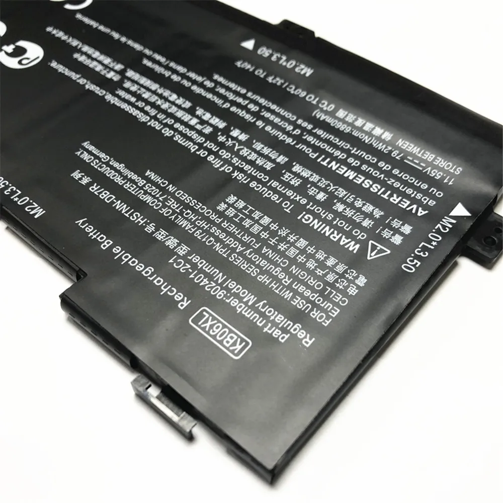 

KB06XL Original Battery For Hp Spectre x360 15-BL002XX Z6K96EA Z6K97EA Z6K99EA Z6L00EA Z6L01EA Z6L02EA HSTNN-DB7R 11.55V 72.9Wh