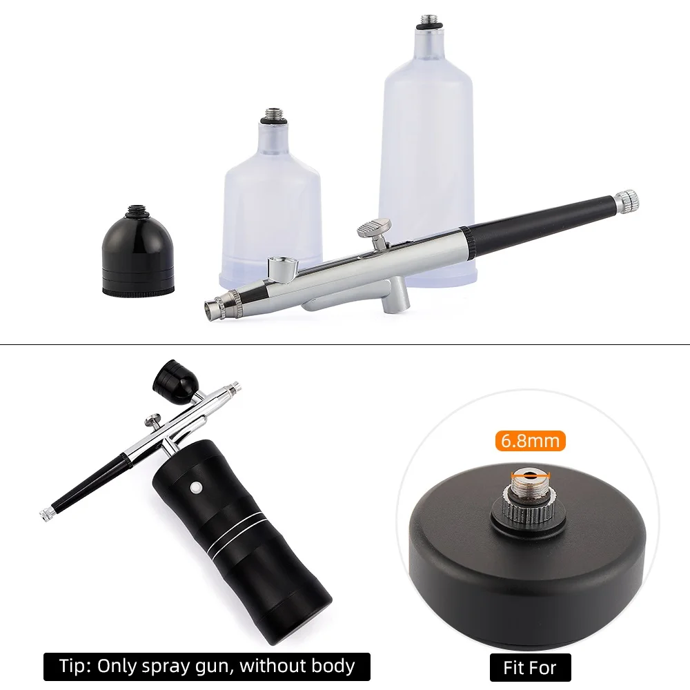 Аэрограф 20Cc 40Cc Малярный пистолет 0 4 мм Двойное действие распылитель для торта