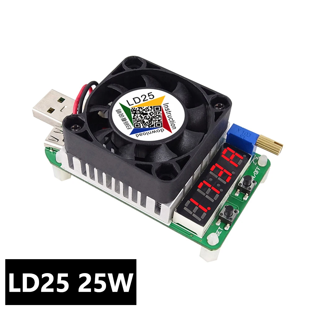 LD25 LD35 25 Вт/35 Вт USB электронный тестер нагрузки Интеллектуальная защита