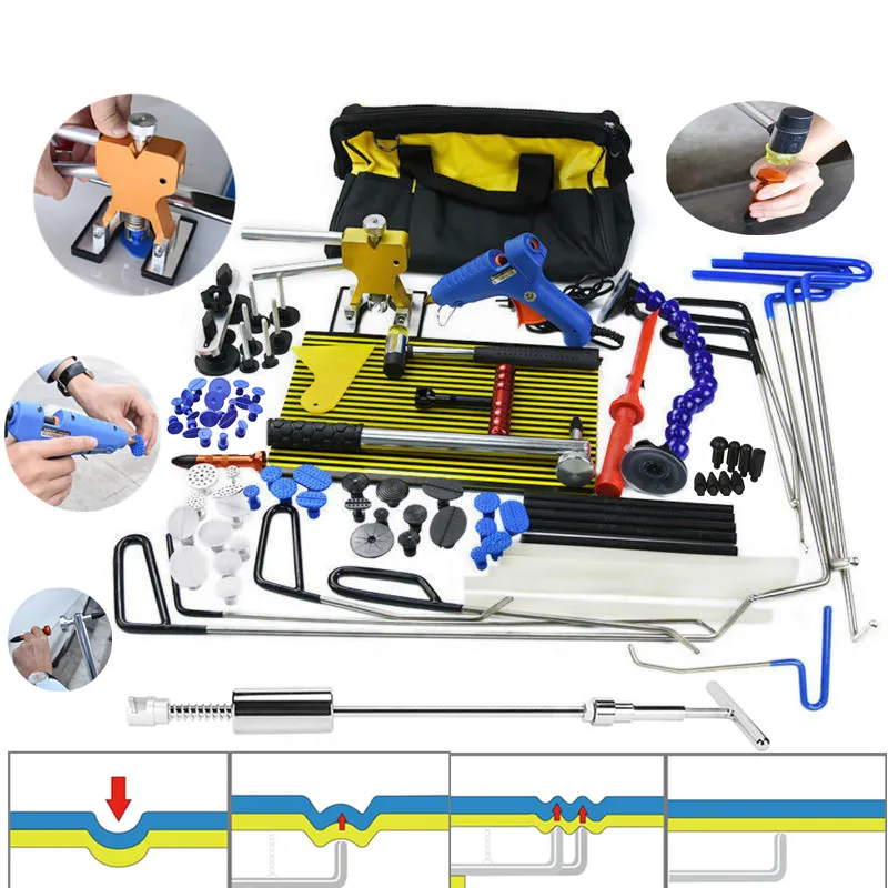 Furuix Dent Repair Rods Hooks Dent Puller Набор Инструментов  Tools Herramientas