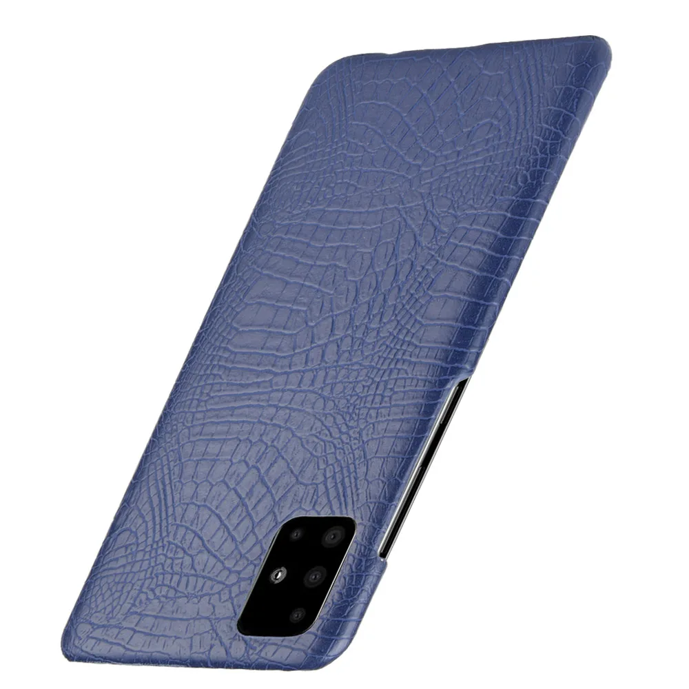 Чехол для Samsung Galaxy A51 роскошный чехол из искусственной кожи с крокодиловым узором