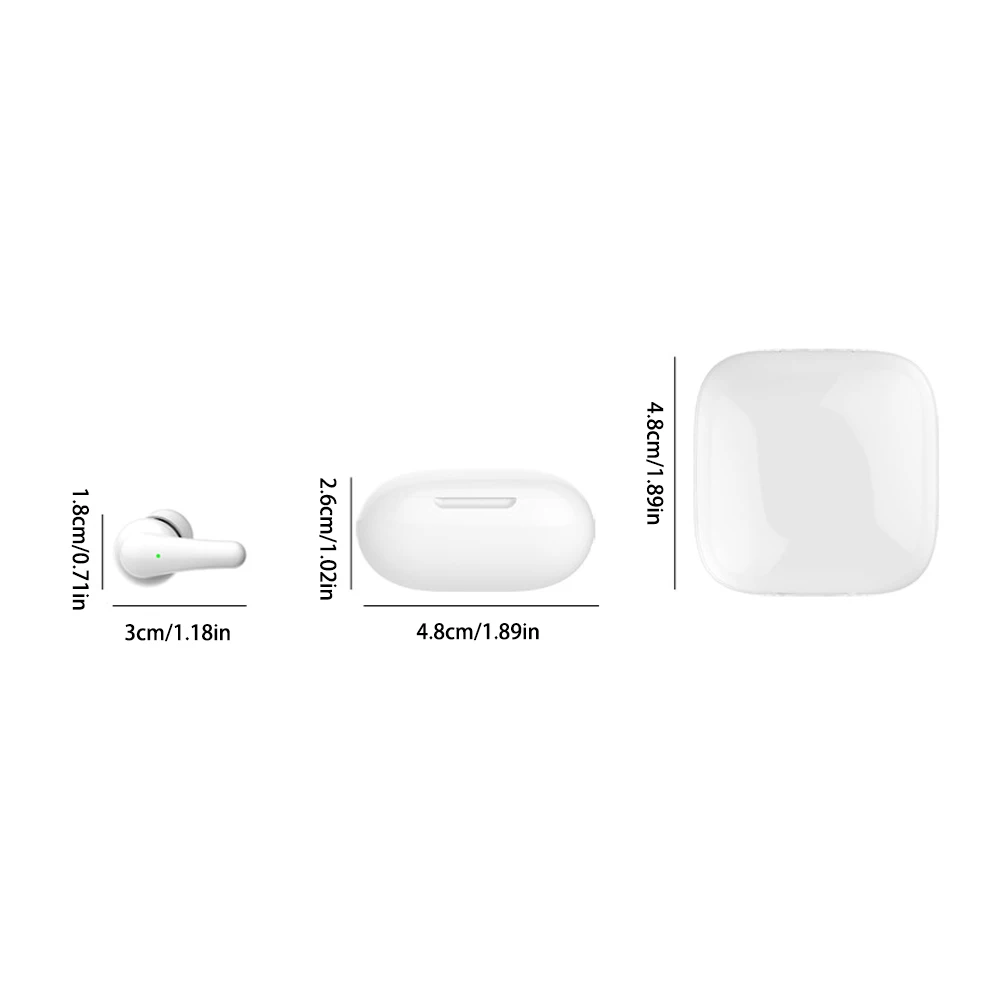 

Wireless Earbuds Touch Control With Charging Case Sweat-Proof TWS Stereo Earphones Sport Hi-Fi Deep Bass Noise Cancellation