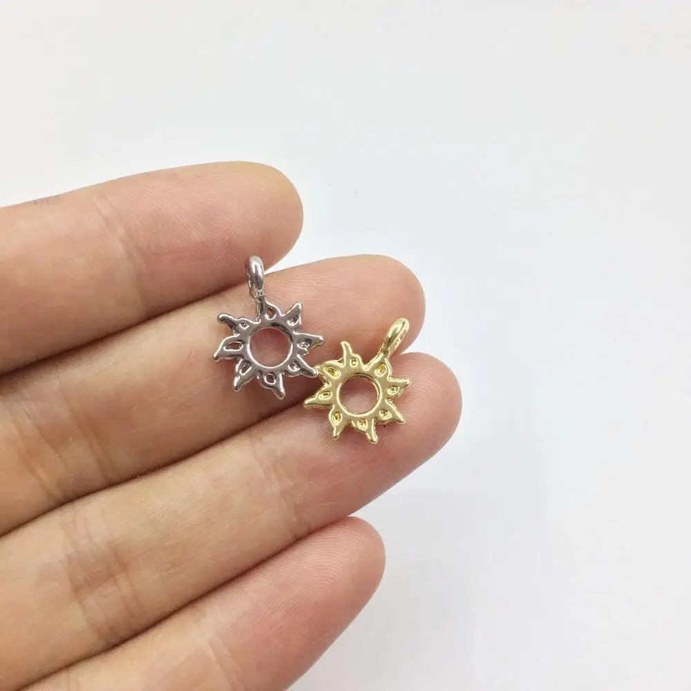 

Eruifa Pretty 20 шт. 12 мм цинковый сплав женские подвески ожерелья оптом, серьги браслет ювелирные изделия DIY ручной работы 2 цвета