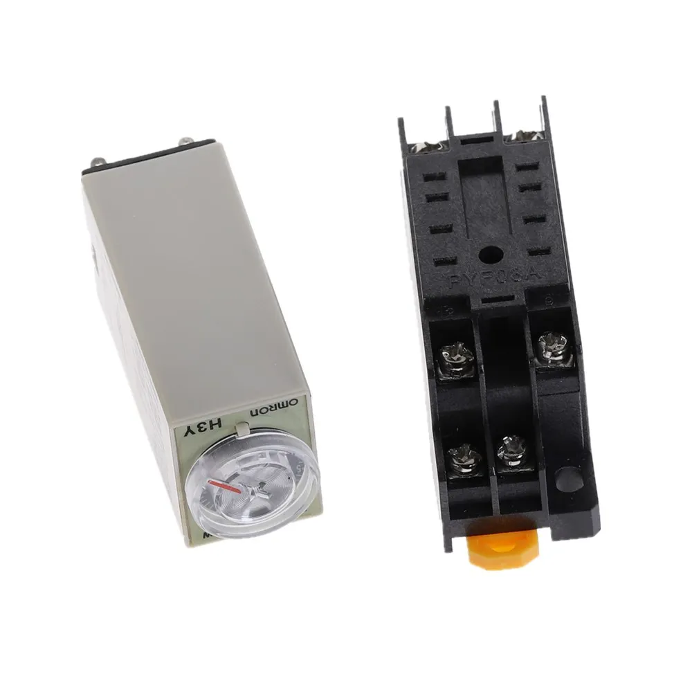 Реле времени с 8 контактным базовым мини реле 0 60 сек|relay operation|relay carrelay programable |