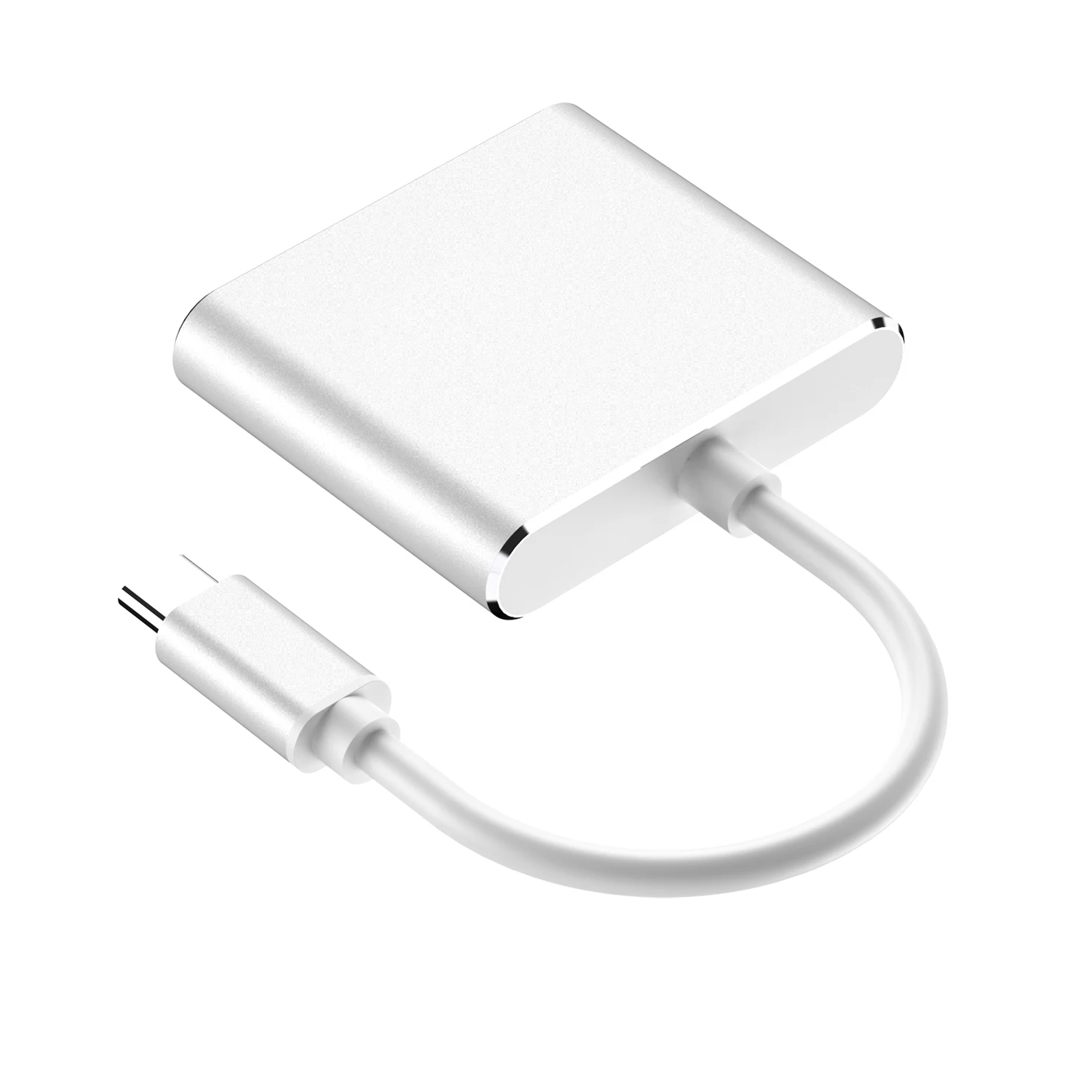 Преобразователь с Type c на Hdmi 3 в 1 Usb скорость передачи видео 5 Гбит/с разрешение