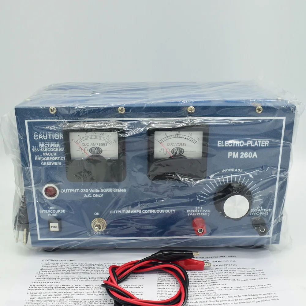 

220V Silver Gold Plating Machine Electro Plater 30A Rectifier Machine