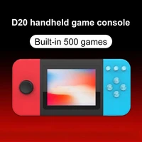 d20 handheld game console 500 in one remote sensing mini 8 bit gamepad controller retro childhood games singles doubles players