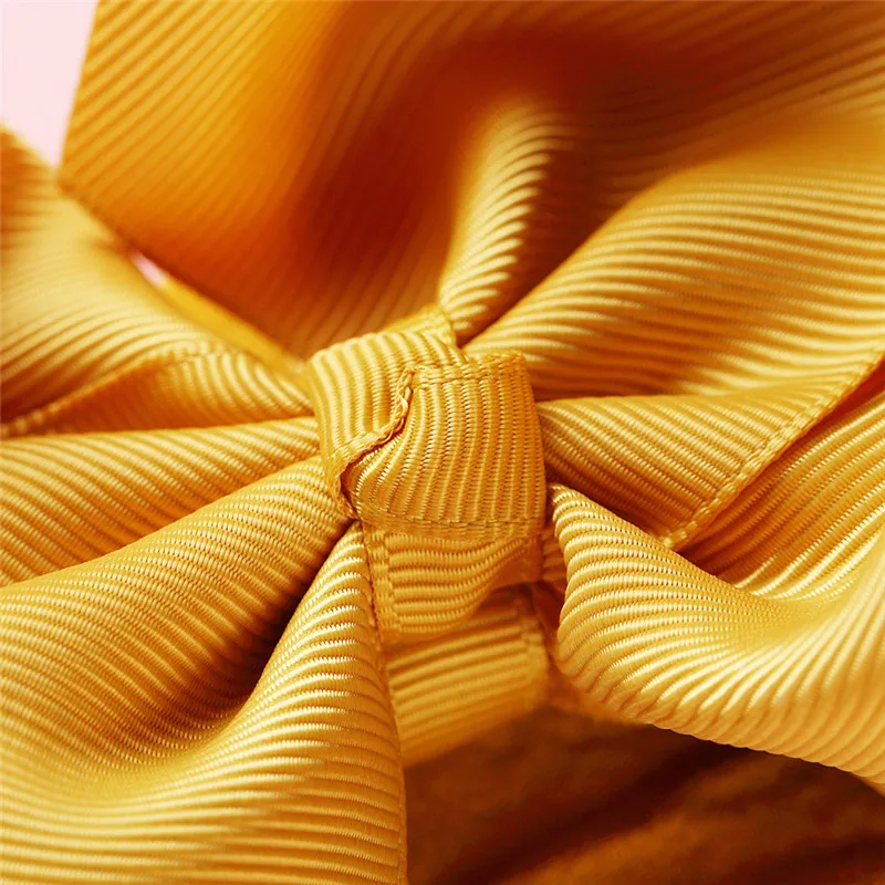 

3pcs/lot Ribbon Bows Wide Nylon Headbands Baby Girls Soft Elastic Headbands Candy Colors Bow-Knot Turban Hair Bands Accessories