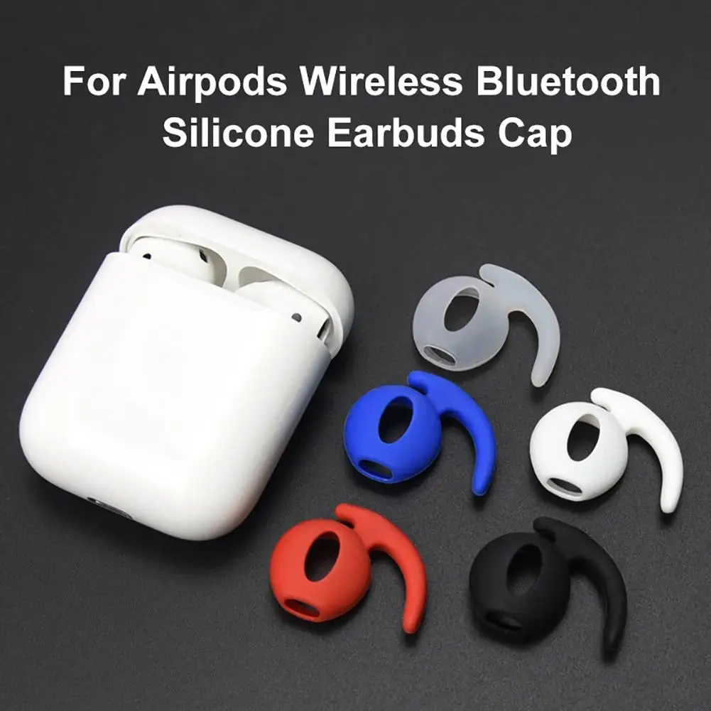 

Durable Silicone In-ear Hook Anti-slip Earphone Cover Case for Apple AirPods Ear Buds Comfortable To Wear
