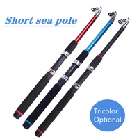 frp rotating sea pole portable telescopic fishing pole suitable for travel saltwater freshwater fishing gear