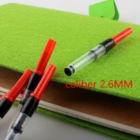 5pcs caliber 2 6mm fountain pen ink converter cartridges hot sale pen refill stationery office school supplies