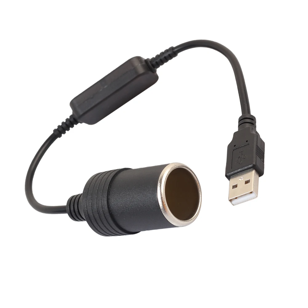 

Usb To Cigarette Lighter Bus Boost Power Adapter Cigarette Lighter Base 30cm X6.4cm X 2.7cm Cigarette Lighter Car Accessories