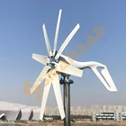 Горизонтальная ветряная турбина 800 Вт, 1000 Вт, 12 В, 24 В, 48 В, альтернативные генераторы, ветряная мельница свободной энергии с контроллером MPPT
