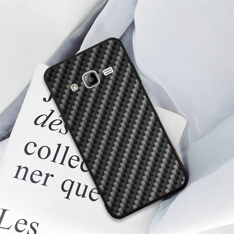 Forged Carbon Iphone Snap Hard Phone Case for Samsung J7 J8 2017 2018 J6 J7 J2 J5 prime J4 J7 plus 2015 2016 DUO core neo Covers images - 6