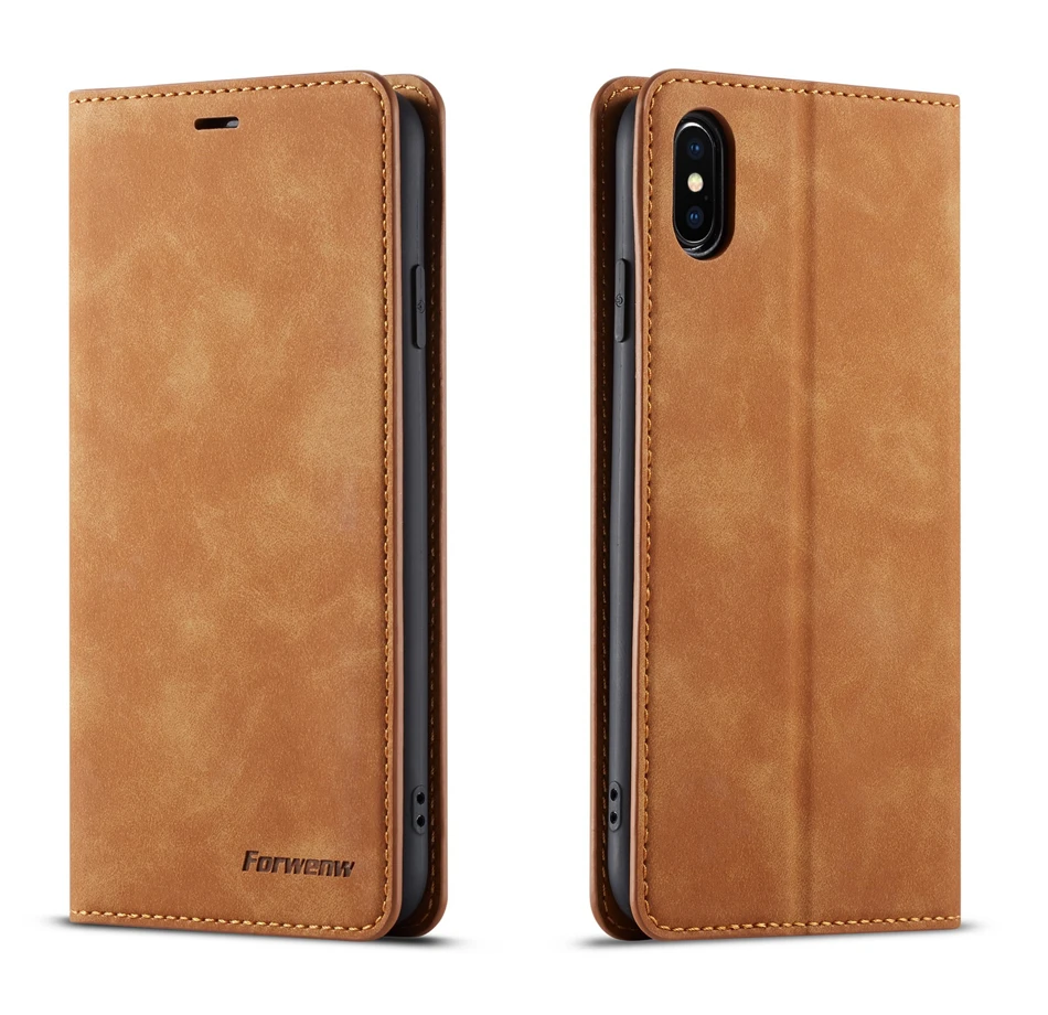 Кожаный чехол в стиле ретро для iphone XS MAX XR, чехол для телефона s, Магнитный чехол-книжка с откидной крышкой для iphone 6, 6s, 7, 8 Plus, держатель для карт, Fundas