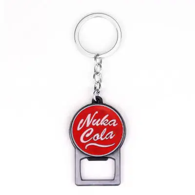 Красный Nuka Cola открывалка для пивных бутылок Pip брелок для мальчика брелок для ключей любовь пиво Прямая поставка автомобильный брелок День отца подарки - Цвет: Зеленый