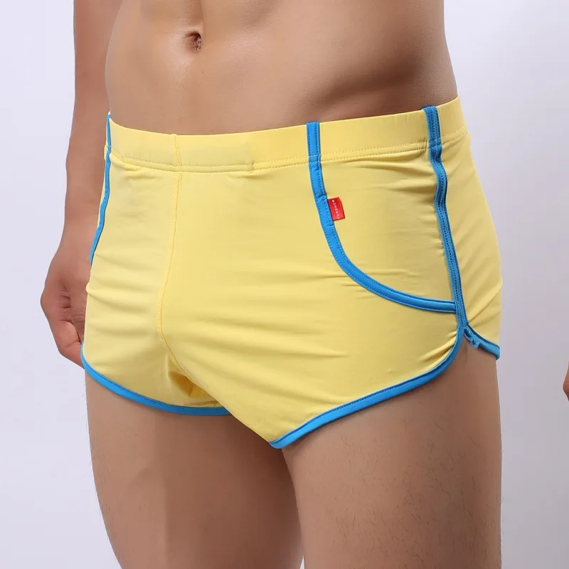 Трусы боксеры мужские прозрачные бесшовные пикантное нижнее белье повседневные