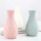 Пластиковые цветы, яркие белые вазы, имитация керамической вазы, стандартная Цветочная корзина в скандинавском стиле