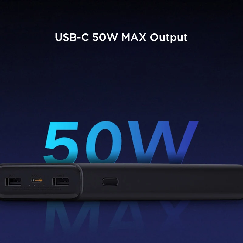 Xiaomi power Bank 20000mAh Quick Charge 3 0 50W литий-полимерный аккумулятор супер вспышка зарядка