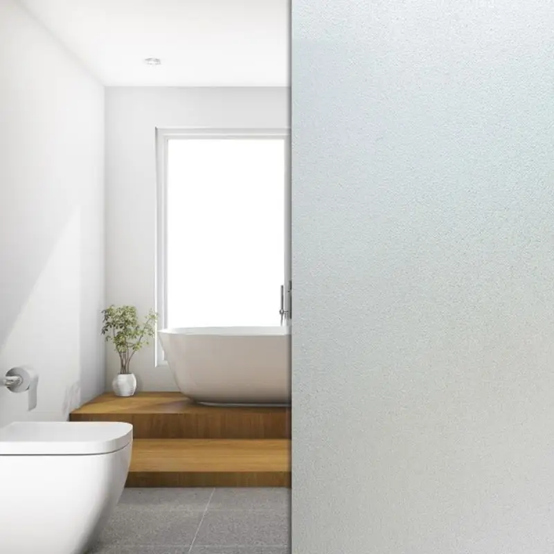 

ZL Non-sticky Window Frosted Privacy Film For Privacy Day And Night Sleep Electrostatic Adsorption Heat Control Door Sticker