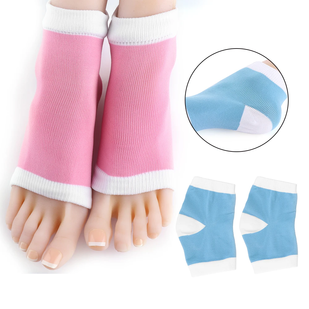 

1Pair Silicone Moisturizing Gel Heel Socks Reusable Anti Cracked Chapped Foot Smooth Skin Care Exfoliating Foot Protector Tools